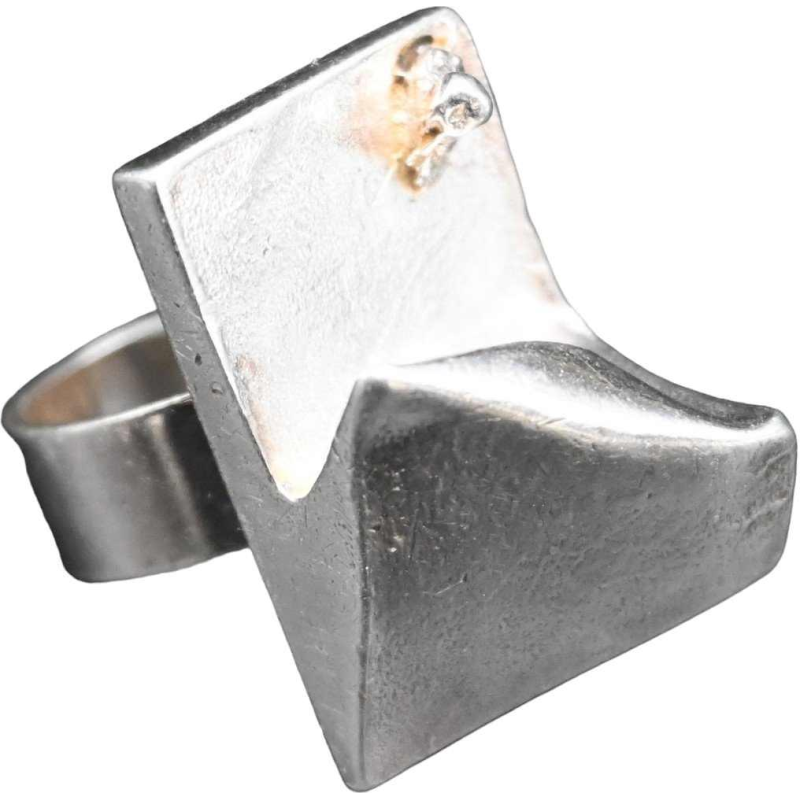 Bjorn Weckstrom 'Lapponia' bague en argent 'Space Series'