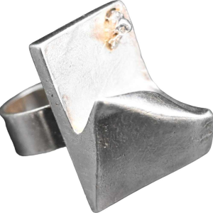 Bjorn Weckstrom 'Lapponia' bague en argent 'Space Series'