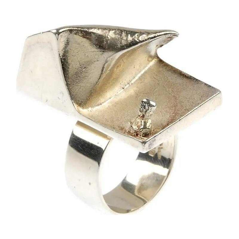Bjorn Weckstrom 'Lapponia' bague en argent 'Space Series'