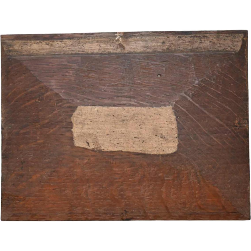 Mammes Charles 'Winter landscape' oil on panel, painting first half 19th century