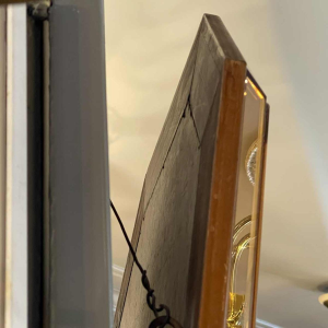 Venetiaanse Art Deco Spiegel Rosé Saumoné, Italië circa 1930