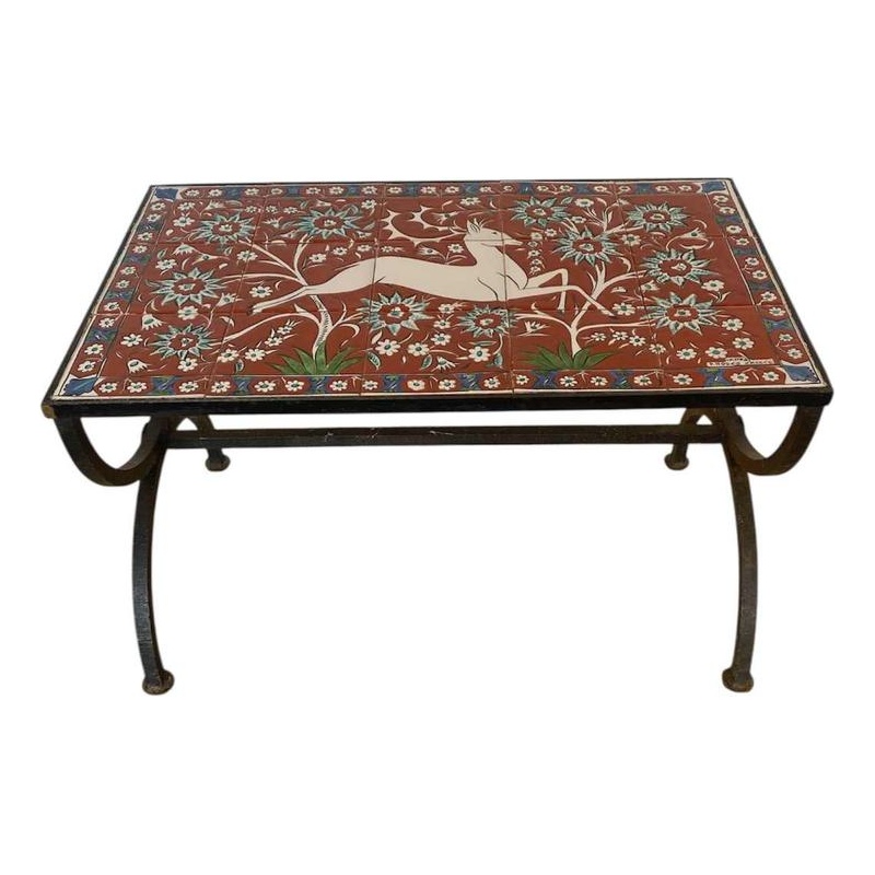 IKAROS RHODES, table basse en céramique, deuxième moitié du XXe s