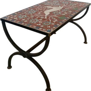 IKAROS RHODES, table basse en céramique, deuxième moitié du XXe s