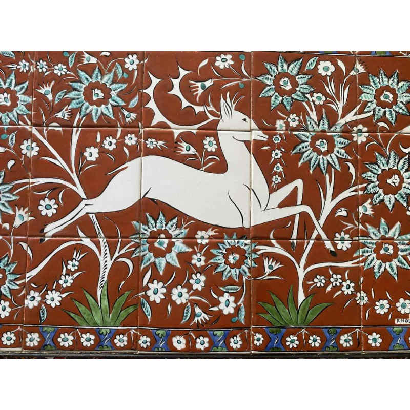 IKAROS RHODES, table basse en céramique, deuxième moitié du XXe s