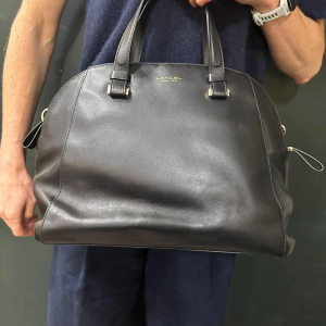 Lancel, zwarte lamsvacht tas