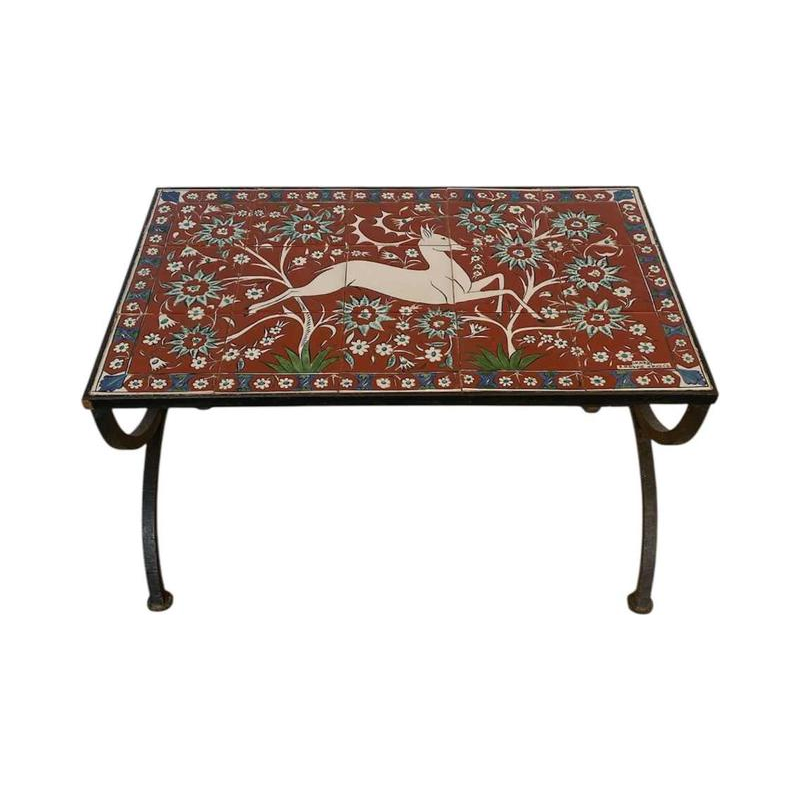 IKAROS RHODES, table basse en céramique, deuxième moitié du XXe s