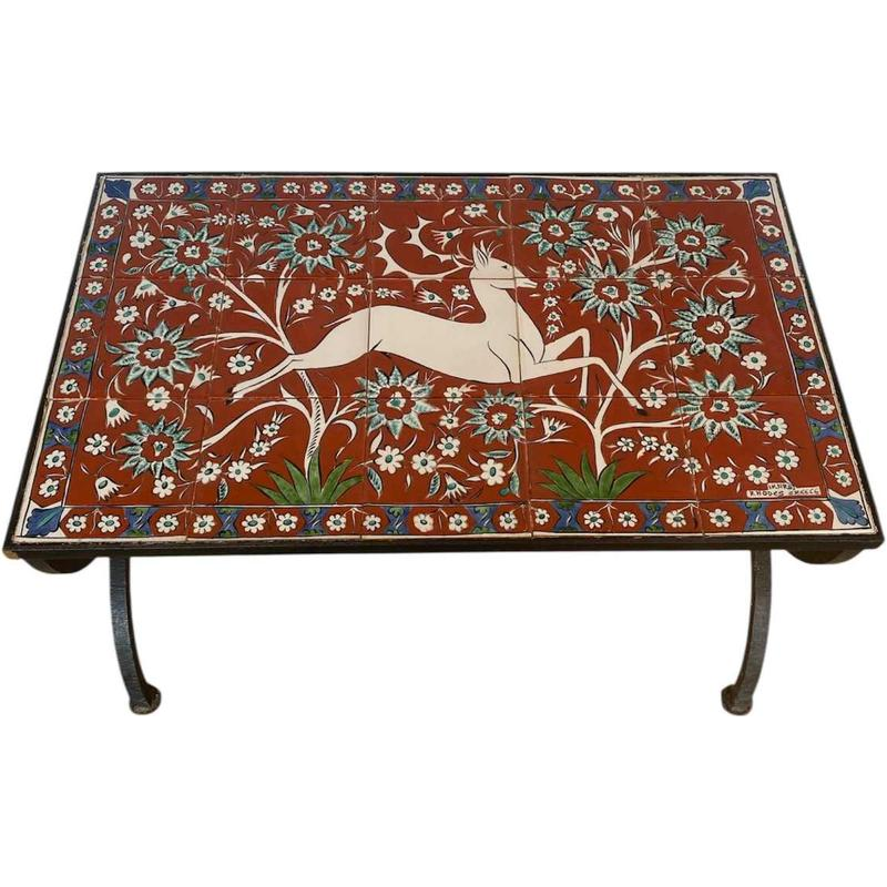 IKAROS RHODES, ceramic coffee table, second half of the 20th century