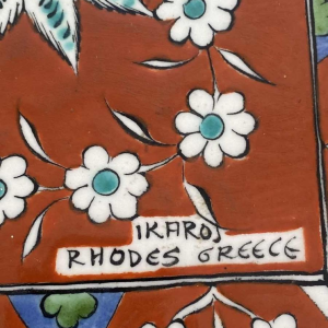 IKAROS RHODES, ceramic coffee table, second half of the 20th century