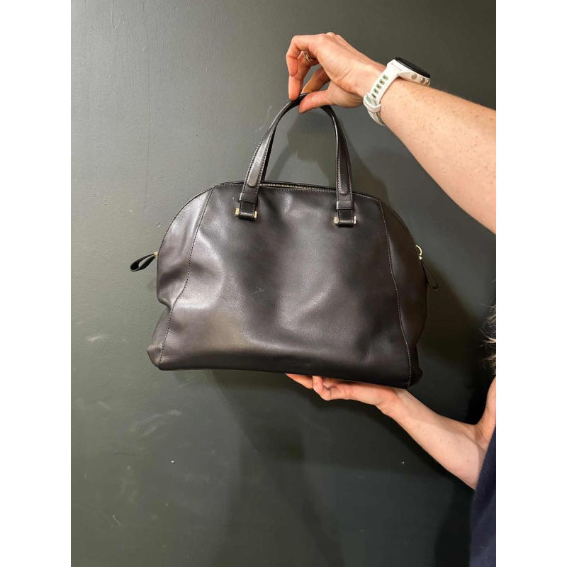 Lancel, zwarte lamsvacht tas