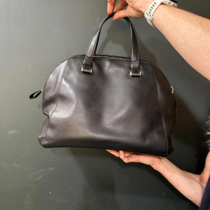 Lancel, zwarte lamsvacht tas