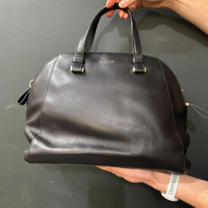 Lancel, black lambskin bag