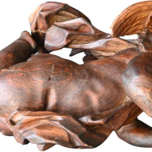 Engel / cherubijn / putti, barokke houtsnijwerk sculptuur, eind 17e eeuw