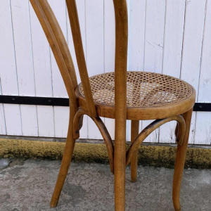 Manufacture Horgen-Glaris, chaise de bistrot en bois courbé & cannage, Suisse ca 1900