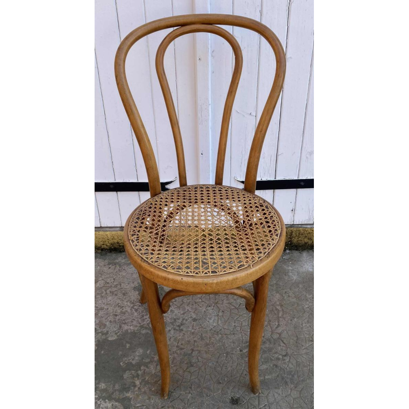 Manufacture Horgen-Glaris, bentwood and cane bistro chair, Switzerland, ca 1900