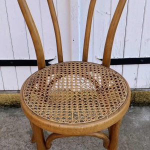 Manufacture Horgen-Glaris, bentwood and cane bistro chair, Switzerland, ca 1900