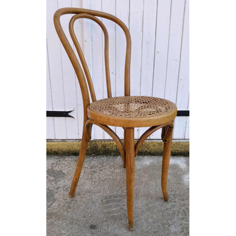 Manufacture Horgen-Glaris, bentwood and cane bistro chair, Switzerland, ca 1900