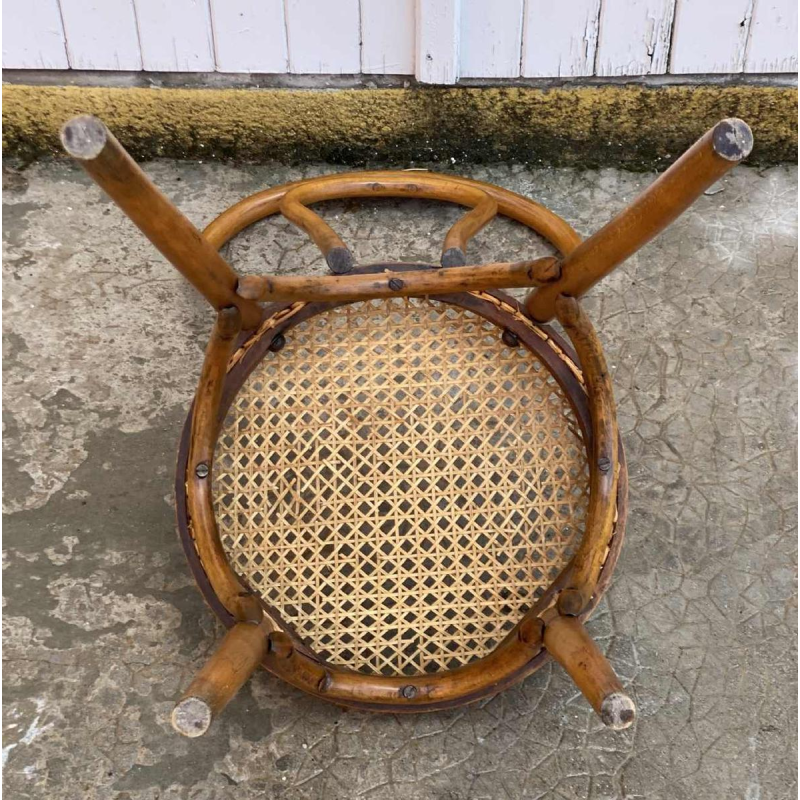 Manufacture Horgen-Glaris, bentwood and cane bistro chair, Switzerland, ca 1900