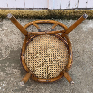 Manufacture Horgen-Glaris, bentwood and cane bistro chair, Switzerland, ca 1900