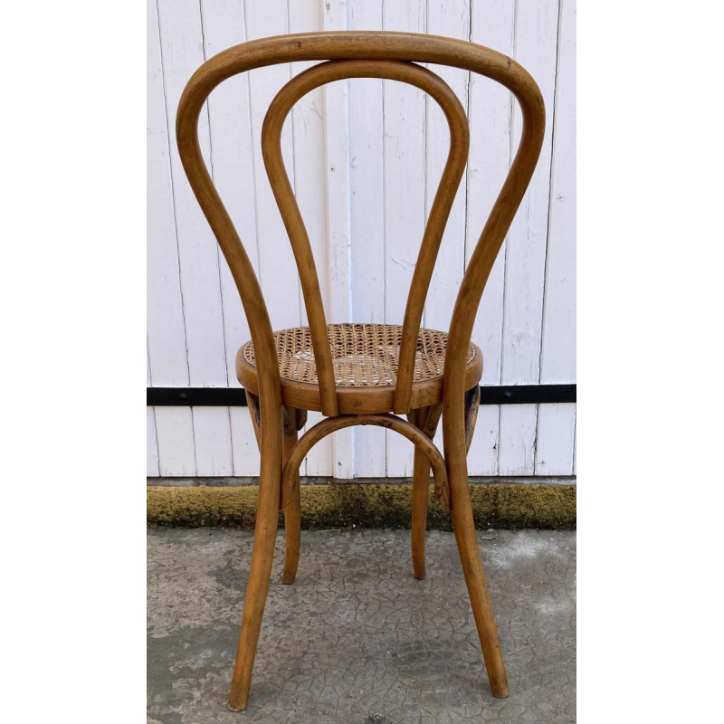 Manufacture Horgen-Glaris, bentwood and cane bistro chair, Switzerland, ca 1900