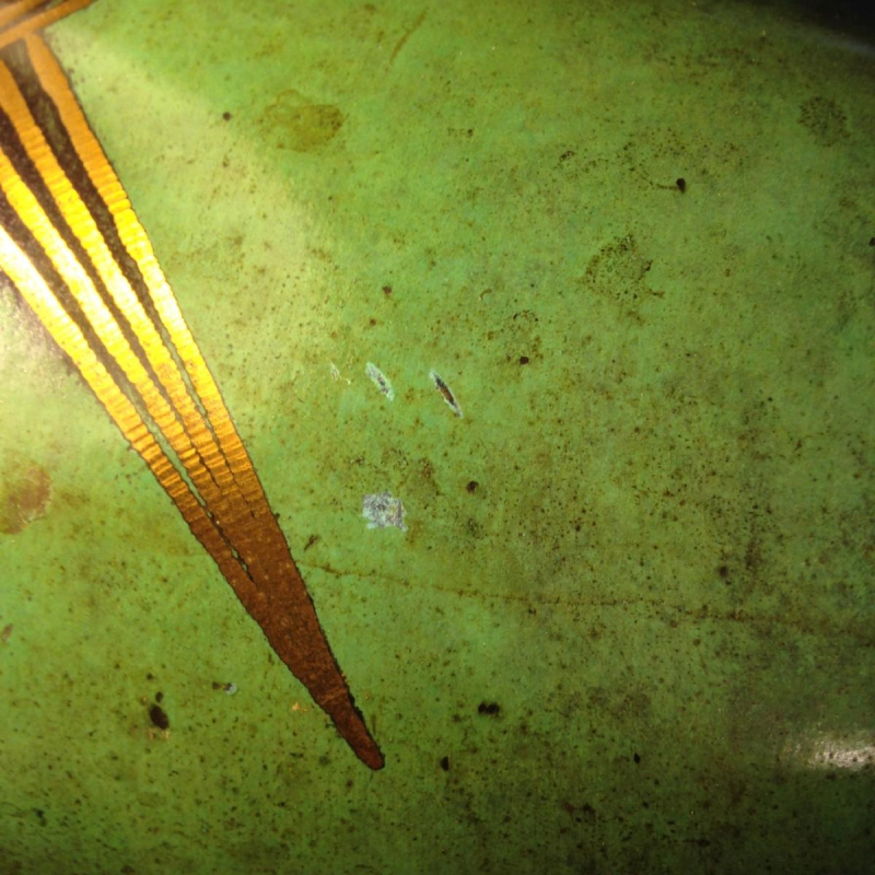 Ikora (WMF), Art Deco brassware vase. Circa 1925