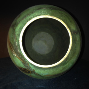 Ikora ( WMF ), Vase Art Déco en dinanderie. Circa 1925