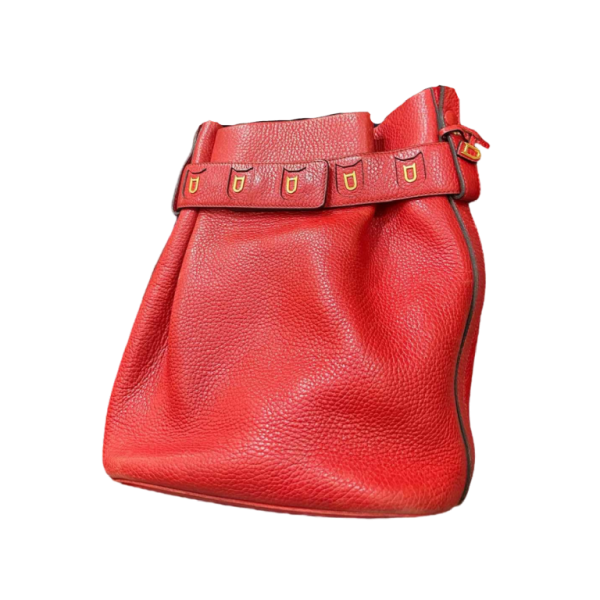 Delvaux, sac “Calicot“ en cuir rouge