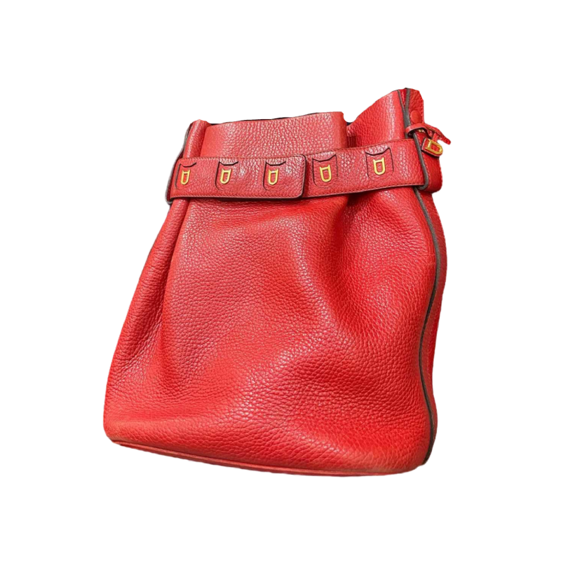 Delvaux, sac “Calicot“ en cuir rouge