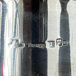 Christofle, tafelblad / fruitschaal, Art Deco verzilverd metaal 1930