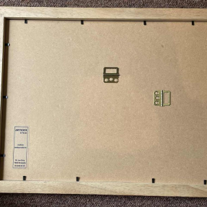 Gouache stylisée de l'école africaine vers 1960 . Porte une signature.