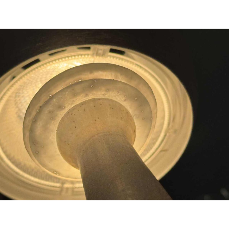 Daum, Art Nouveau engraved enameled glass vase, circa 1900