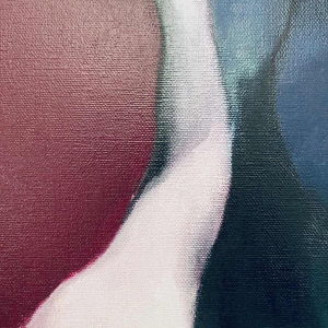 Luc Perot 'Dochter van de Maan' Post-expressionistisch / Pop Art schilderij, olieverf op doek, 1978