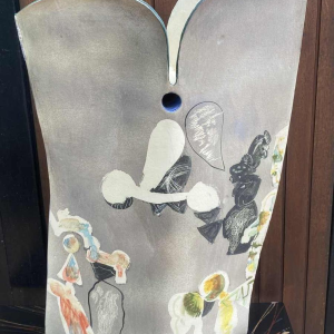 Gilbert Portanier, grote terracotta vaas gesigneerd en gedateerd 1998