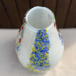 Fratelli Toso Murano, vase en verre Millefiori, ca 1950