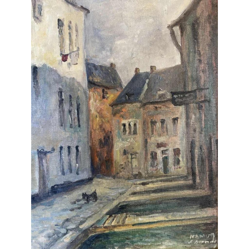 Albert DANDOY (1885-1977: «  Namur rue des tanneries »