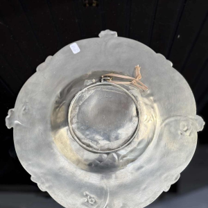 Achille Gamba, Art Nouveau tinnen bord, ca 1900