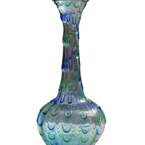 Murano, large vintage blue / green 'Drop of water' vase, ca 1960
