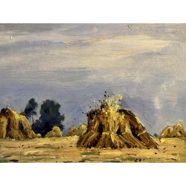 Adolphe Dupont (1898-1982): « diseaux » schilderij olie op panel