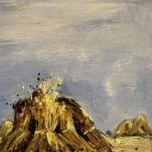 Adolphe Dupont (1898-1982) tableau « diseaux » peinture huile sur panneau