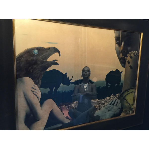 Surrealistische collage toegeschreven aan Carlos de Radzitzky - circa 1960