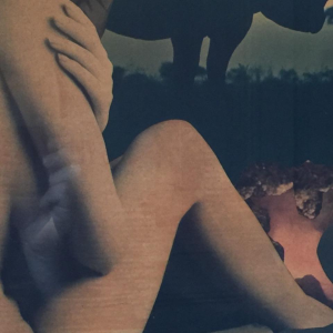 Collage surréaliste attribué à Carlos de Radzitzky - circa 1960