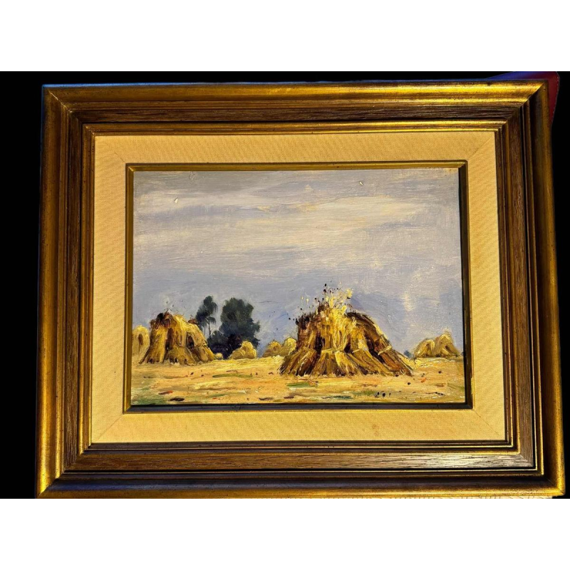 Adolphe Dupont (1898-1982): « diseaux » schilderij olie op panel