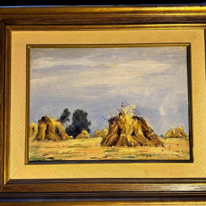 Adolphe Dupont (1898-1982): « diseaux » schilderij olie op panel