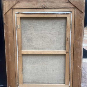 Tableau de Michel De Gallard huile sur toile des années 1950 paysage