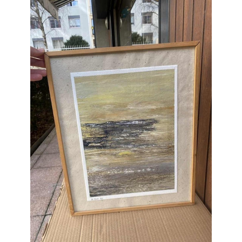 Tableau Entre Mer et Ciel signé Michel Biot Art Moderne 1993