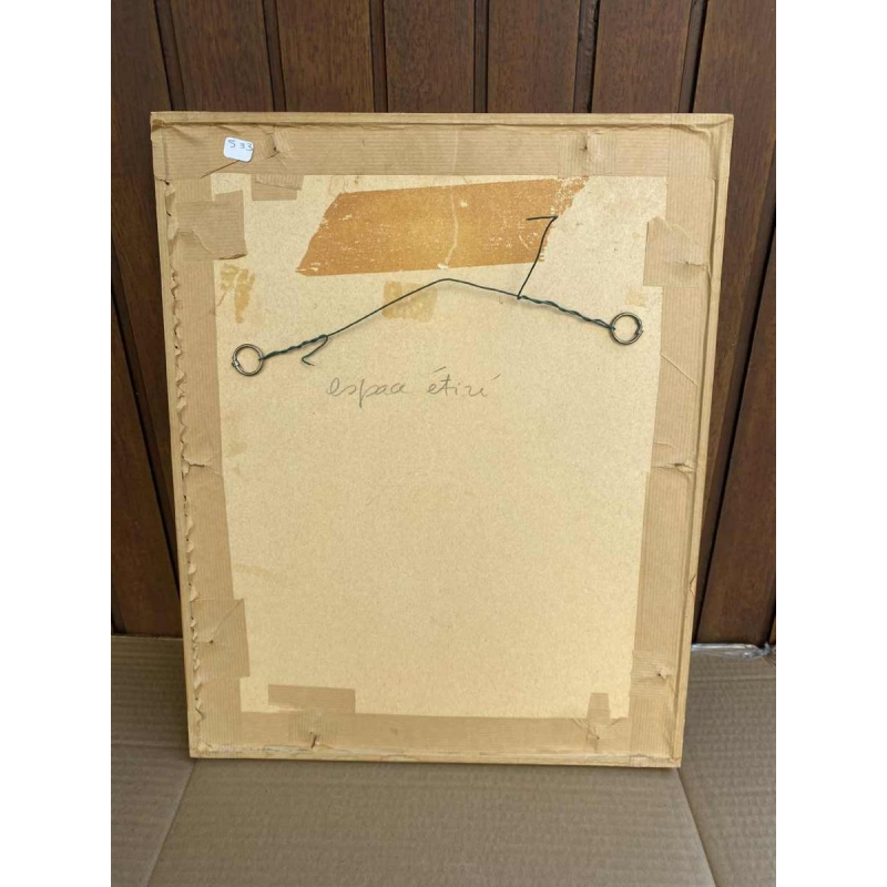 Schilderij Entre Mer et Ciel gesigneerd Michel Biot Moderne Kunst 1993