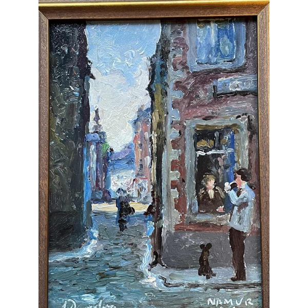 Albert Dandoy “Rue St Hilaire Confluent” Namen 1965