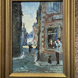 Albert Dandoy “Rue St Hilaire Confluent” Namur 1965