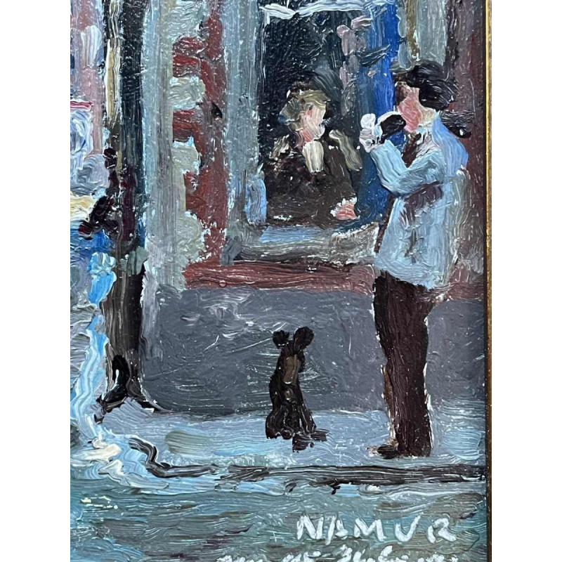 Albert Dandoy “Rue St Hilaire Confluent” Namen 1965