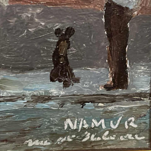 Albert Dandoy “Rue St Hilaire Confluent” Namur 1965