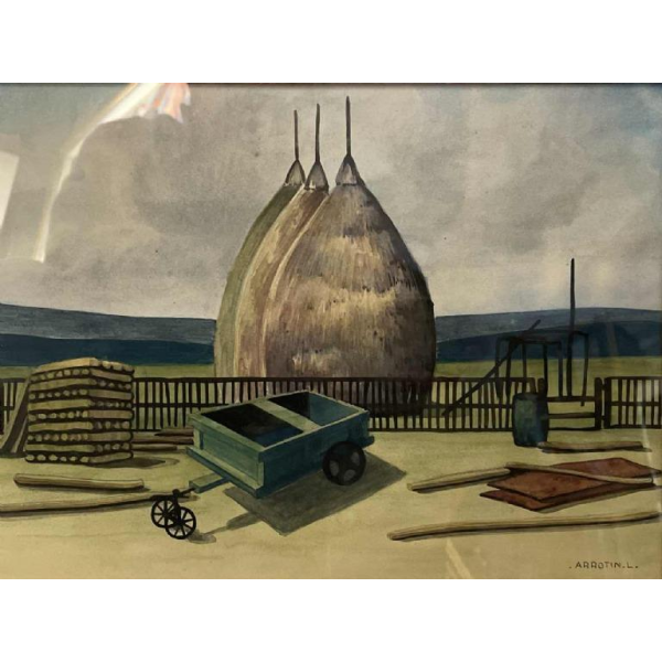 Léon ARROTIN (1912-1978) watercolour
